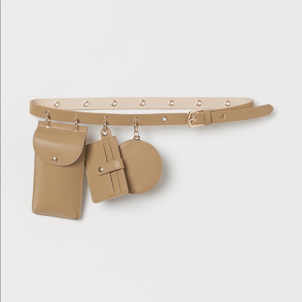 H&M Faux Leather Belt Bag with Phone Case - Picture 2 of 13